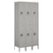 Salsbury Industries Wardrobe Locker, 36" W, 15" D, 78" H, (3) Wide, (6) Openings, Gray 62365GY-U - alternate 1